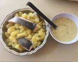 Une image de l'étape 4 de Saumon sauce blanche et ses pommes de terre.