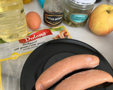 Foto del paso 1 de la receta: Ensalada alemana (kartoffelsalat) con salchichas de queso ahumadas (Bockwurst)