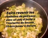 Une image de l'étape 1 de Feuilletés au poireau.