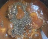 A picture of step 11 of Aloo gosht.