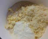 Dupla sajtos hajtogatott pogácsa / Doppelkäsig Pogatschen recept fázis 2 fotója