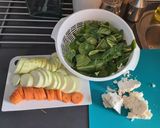 Foto del paso 1 de la receta: Verduras con quinoa y leche de coco
