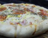 Foto del paso 4 de la receta: Tarta de jamón, queso y tomate con masa casera