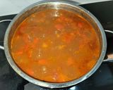 A picture of step 6 of Wood Badge Vegetarian Chilli.