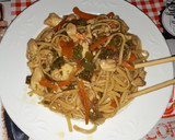 Foto del paso 7 de la receta: Tallarines chinos con pollo