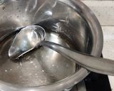 A picture of step 2 of Kesari Rava Burfi.