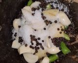 A picture of step 1 of Desi Chicken Pulaao #RefferMuskanAli.