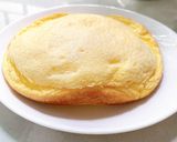 Hình bước làm 3 của món Souffle omelette