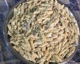صورة لخطوة 12 من وصفة باستا بالصلصه البيضاء والربيان 😋😋