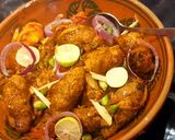 A picture of step 4 of Chicken dum kabab.