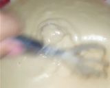 A picture of step 5 of Rainbow cake🌈🎂in sandwich maker.