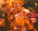 A picture of step 3 of Beef Rendang - Indonesian.