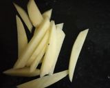 A picture of step 1 of Potato fries.