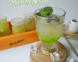Foto langkah ke 5 dari resep Es Lidah Buaya mix Melon serut.
