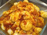 Udang taufu telur puyuh sambal