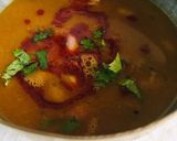 A picture of step 2 of Gujarati bamni dal.