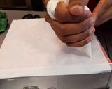 Foto langkah ke 4 dari resep Batik Roll Cake Kukus.