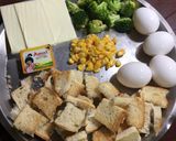 A picture of step 1 of Broccoli stuffed Omelette.