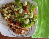 Foto del paso 6 de la receta: Ensalada mixta con tostones de papa