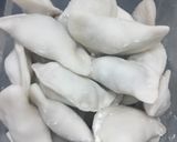 Hình bước làm 4 của món Bánh bột lọc chay nhân đậu xanh và nhân nấm