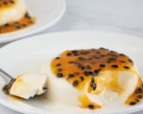 A picture of step 5 of Panna Cotta with Passion Fruit Sauce.