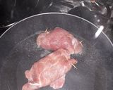 Foto del paso 3 de la receta: Rollitos de carne de res, c/ queso y calabacitas