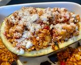 Une image de l'étape 3 de Aubergine farcie.