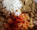 A picture of step 1 of Soya pakode.