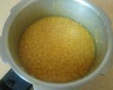 A picture of step 2 of Palak Dal.