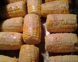 A picture of step 4 of Mothers Day Corn from the broiler.