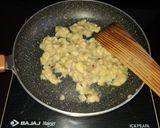 A picture of step 2 of Banana Halwa.
