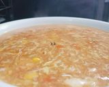 A picture of step 9 of Veggie Corn Soup.