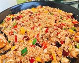 Hình bước làm 7 của món Paella Tây Ban Nha Thập Cẩm (Thiếu Trai Đen) 🥘