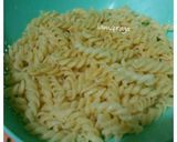 A picture of step 1 of Macaroni ball with cheese.