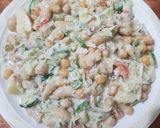A picture of step 6 of Aloo Chana Chat.