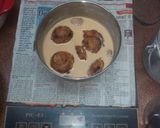 A picture of step 14 of Doudh Gokul pitha-famous in bengal.