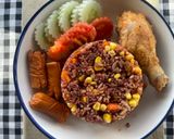 รูปขั้นตอนการทำที่ 4 ของ ข้าวผัดอเมริกัน(ผิวสี)🍚🍳🍅