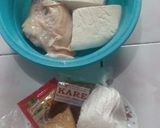 Foto langkah ke 1 dari resep Bola2 tahu dan ayam bumbu kare.