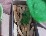 Foto langkah ke 4 dari resep Pudding Kulit Roti Tawar Kurma Pandan.