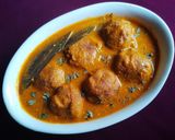 A picture of step 11 of Paneer kofta curry.