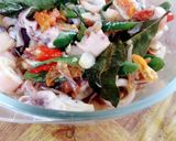 Foto langkah ke 6 dari resep Tumis cumi asin cabe ijo.