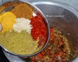 A picture of step 2 of Black Chana Curry.