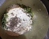 A picture of step 1 of Besan Cheela.