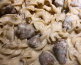 A picture of step 3 of Easy Sausage Egg Noodle Dish.
