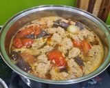 Hình bước làm 3 của món Bún Riêu Cua (Cách làm Chả Cua Giả)