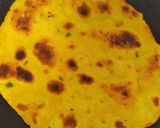 A picture of step 2 of Masala bhakari (Bran flour).