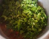 A picture of step 3 of Palak aaloo.