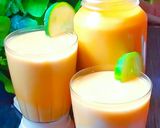 A picture of step 8 of Millet and carrot drink.