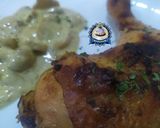 صورة لخطوة 2 من وصفة دجاج محمر مع صلصة الفطر الكريمية 🍗🧀