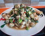 Foto langkah ke 6 dari resep 💕OSENG TERONG LALAB CAMPUR PETE, TEMPE, TERI.😁😁.
